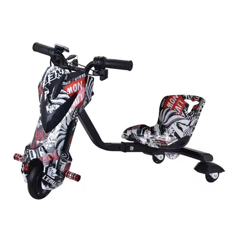 Electric 36V Three-wheel Scooter Children Drifting Smart Type 150W Brushless Motor 8 Inch Tires 120kg Max Load Lithium Battery