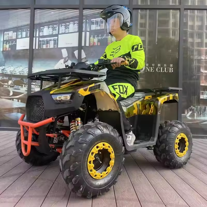 Factory Direct Sales of 125CC Beach Pocket Bikes Four-wheel Off-road Gas Motorcycle ATV Motorcycle Pocket Racing Quad Bikes