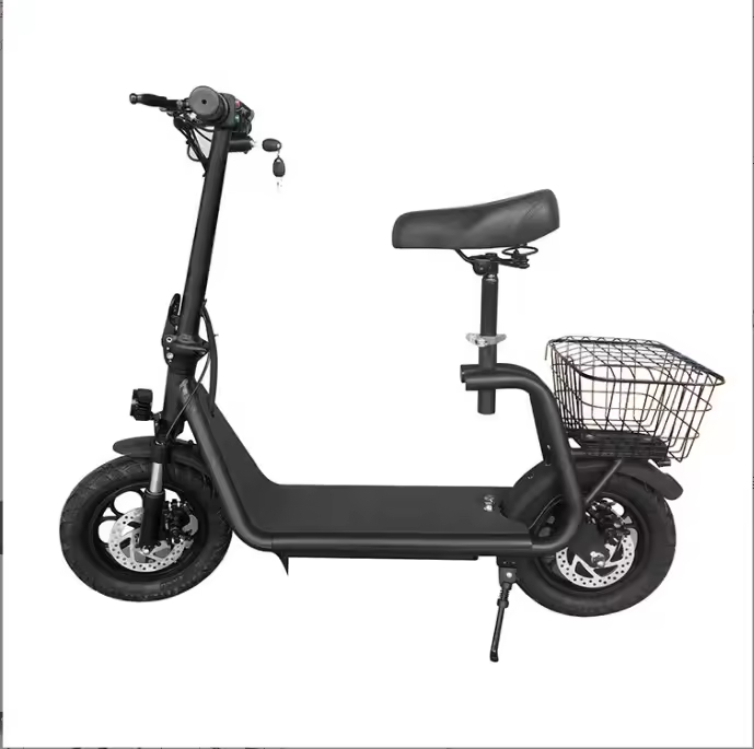 12_ Foldable Electric Scooter Bikes With Pedal 500w Motor Big Wheel Scooter Adult for Sale