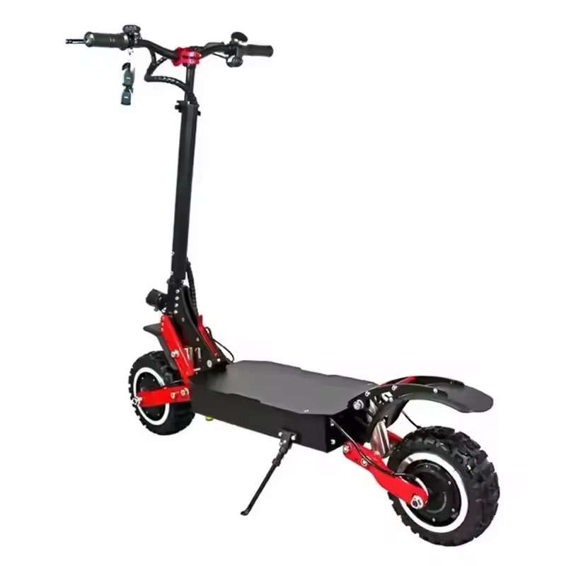 Folding 1600w E Scooter Dual Motor Cheap Price 11in Big Wheels Electric Kick Scooter with Suspension 65km_h