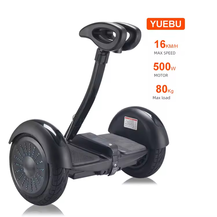 New Design Lithium Battery Electric Scooter Exporter Two Wheel 10inch Hoverboard Electric with Handle