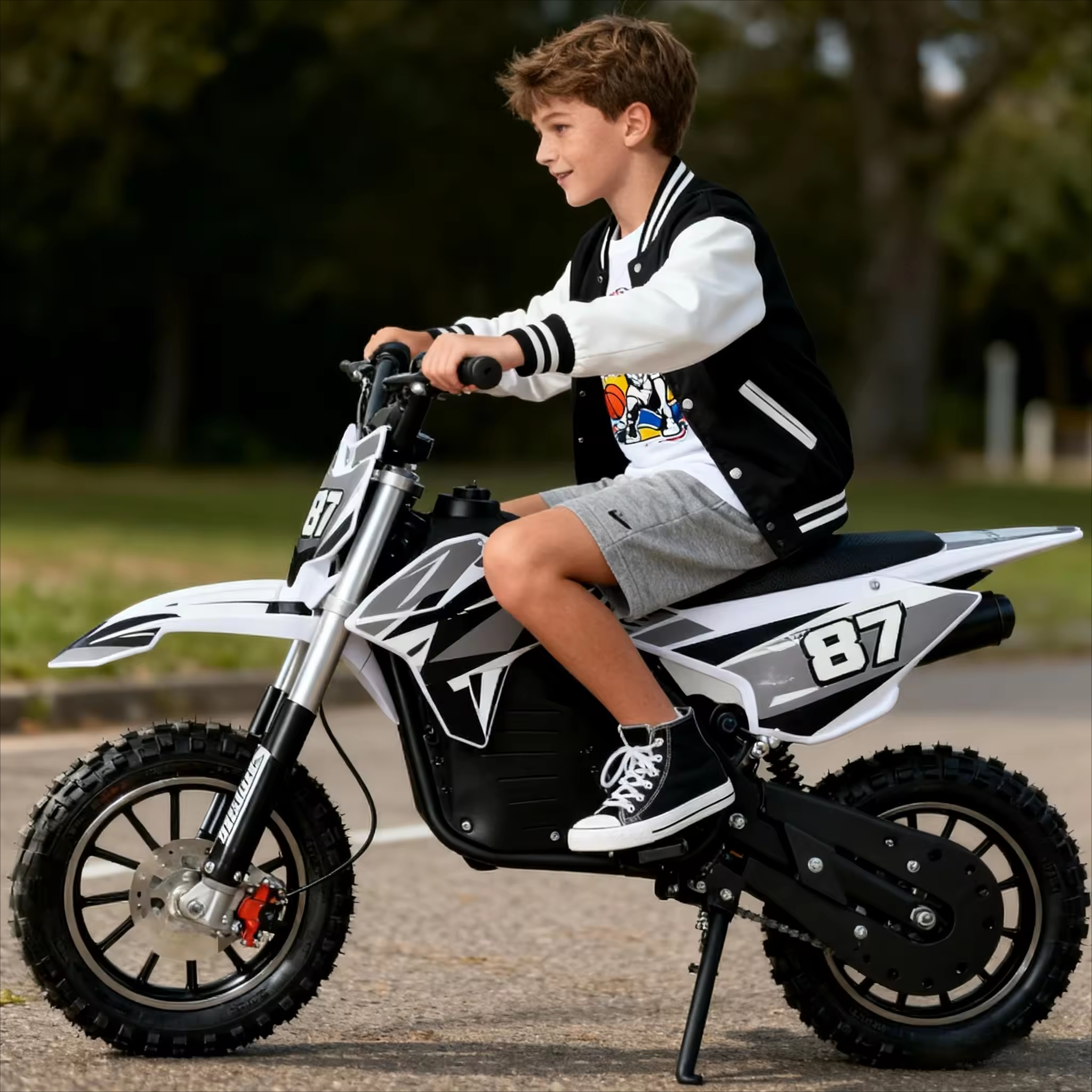 Factory Wholesale JINLING MINI 2 Wheel Electric Dirt Bike for Kids Adults 20-25km_h 24V_36V