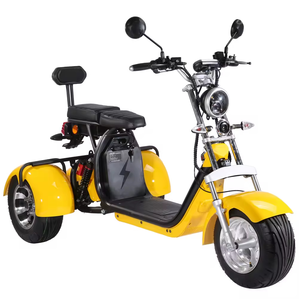 Popular 3000W Brushless Motor Waterproof Full Suspension Electric Scooter Big Wheels Citycoco Two-Wheel Urban Use Smart Sensor