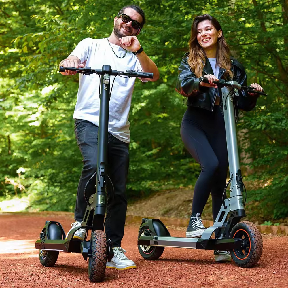 New High Quality 48V 15AH 500W Kick Electronic E-Scooter Fat Tire Elektro Electrico Elektrikli  Adults E Scooter Electric