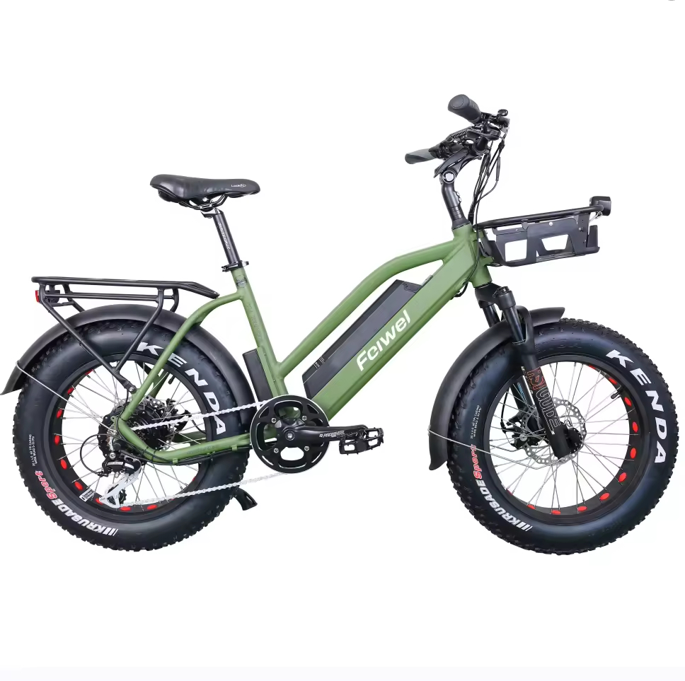 China Factory  Price Snow Bike 48V 500W_750W Bafang Motor Ebike 20_4.0_ Street Wheel Fat Tire Bicycle Electric Bike
