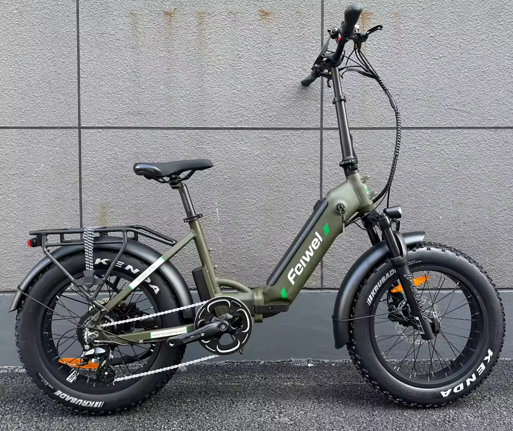 Folding Ebike Female Fat Tyre Electric Bicycle Fat Tire Electric Bicycle 500W E Bike