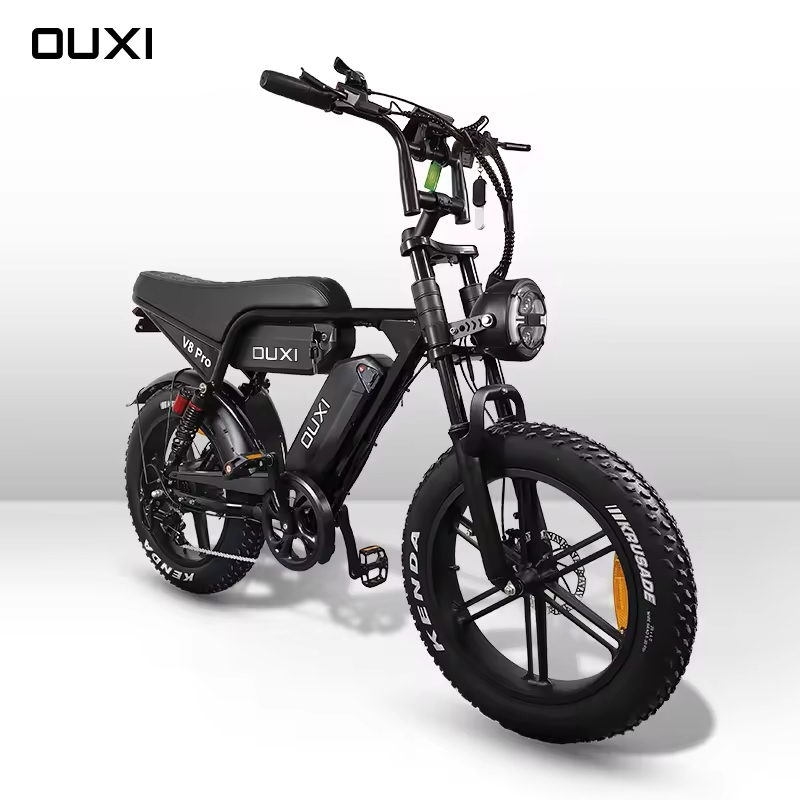 EU USA Warehouse OUXI V8 Pro Max Electric Bike 250W Cheap Electrically Ebike Fatbike Bicycle Electric Bike Factory