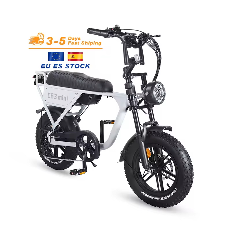 OUXI New 16 Inch 25W 36V 15ah E-bike 7 Speed Gears Fat Tire Ouxi C63 Mini Electric Bicycle for Adult