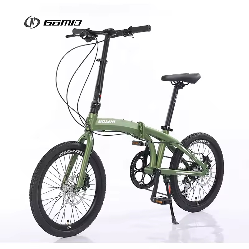GOMID Folding City Bike Custom Foldable Bicycle Aluminium Alloy Bisiklet Hydraulic Disk Brake Bicicletas SHIMANO Kit Gear Cycle