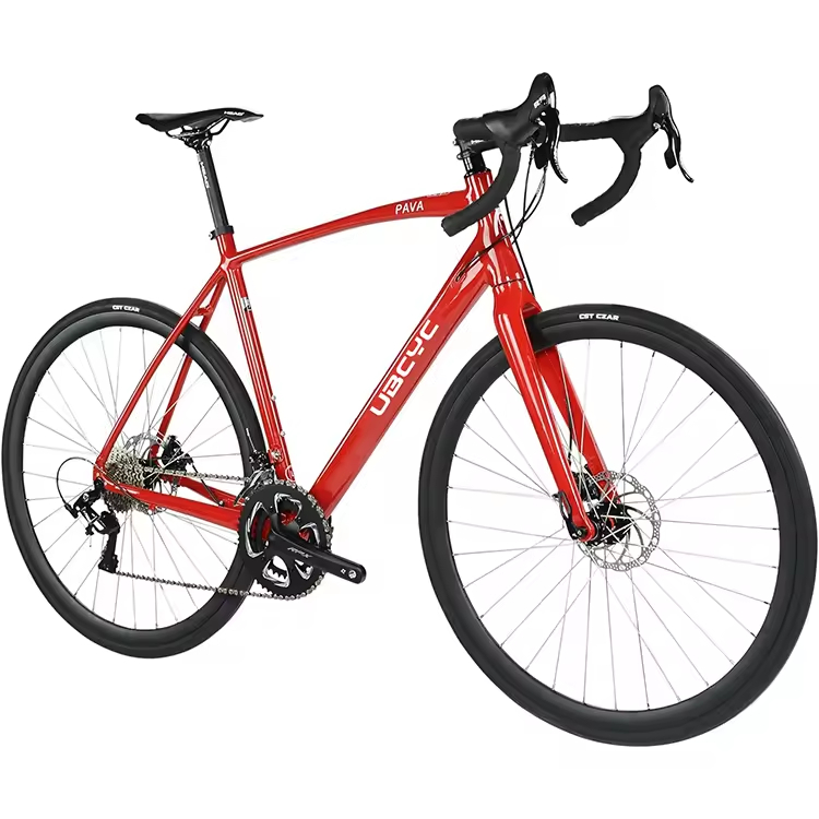 2023 New Road Bike 700C Complete Roadbikes High Quality Wheel Race Bicycle Cheap 14 Speed Steel Frame Sport Cycle for Man