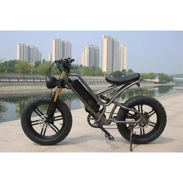 Cheap Price Ebike Wholesale Electric Bicycle 48v 750w  Electric Fat Bike_E Bike 1500W Motor 20 Inch Fat Tire Electric  Bicycle