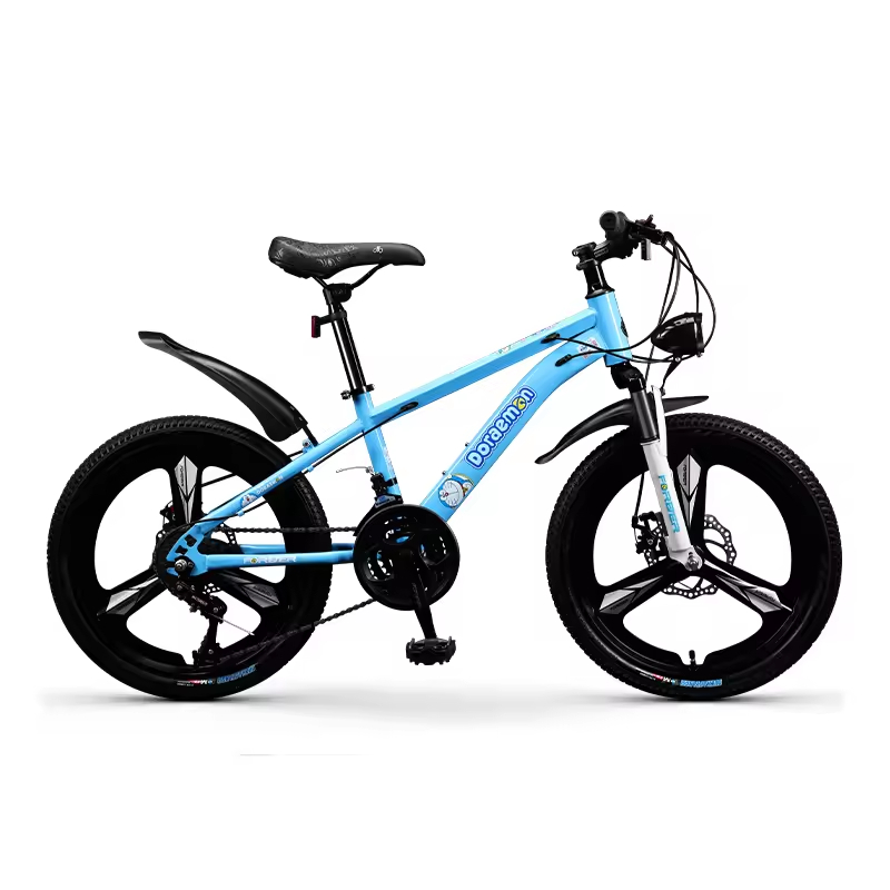 New Design 18_20_22 Inch Cartoon Children Bicycle High Carbon Steel 6-10 Years Suspension Fork Kids Bike with Front Light