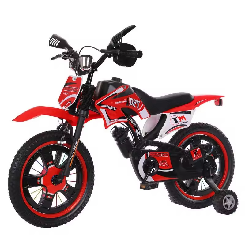 Cheap 12 14 16 18 Inch Kids Bicycle with Steel Frame and Training Wheels Ordinary Pedal for 3-12 Years Children