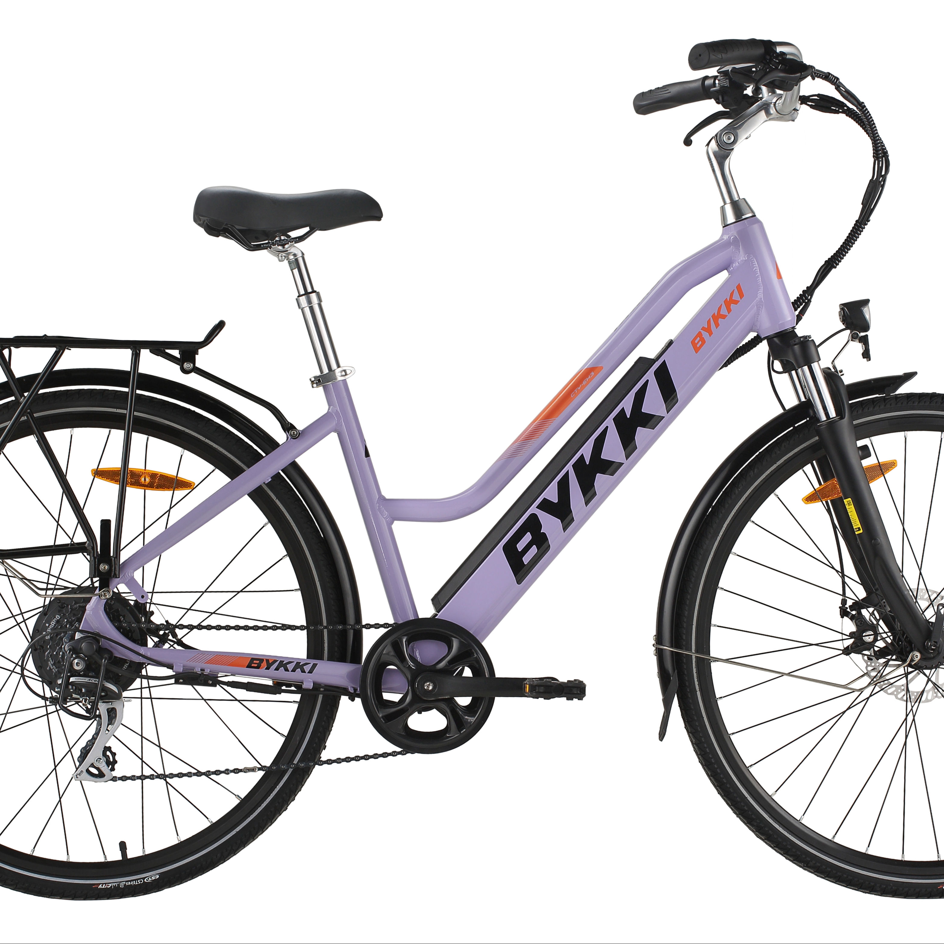 Fashionable 36V 10AH Lithium Battery Electric Bike 250W Rear Hub Motor 8-Speed Commuting City Bike for Outdoor Use Women's