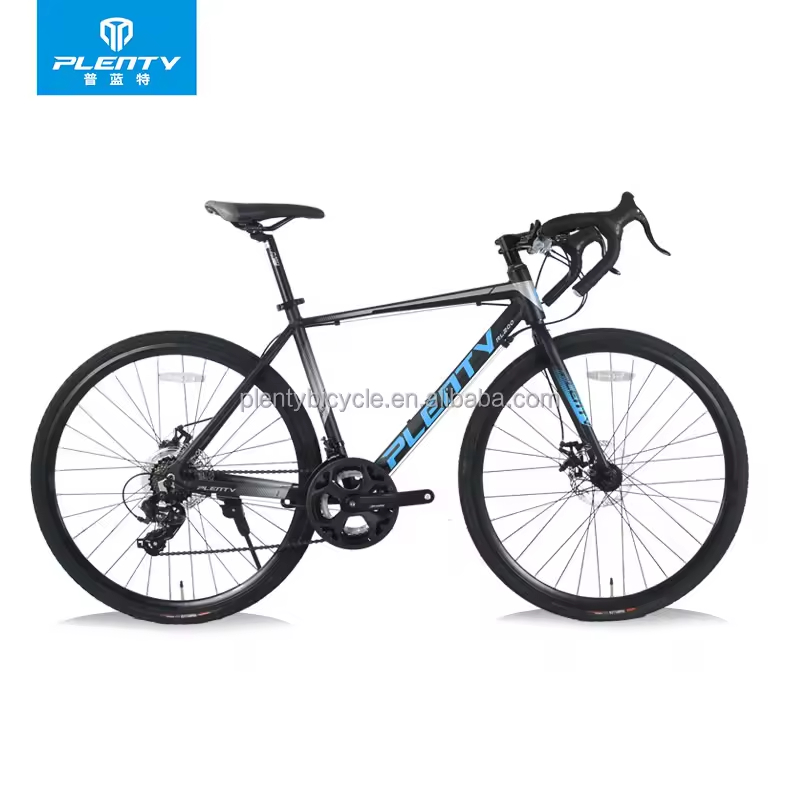 High Quality 14 Speed Road Bicycle Aluminum Alloy Frame 700c Road Bike Bicycle With Auxiliary Brake