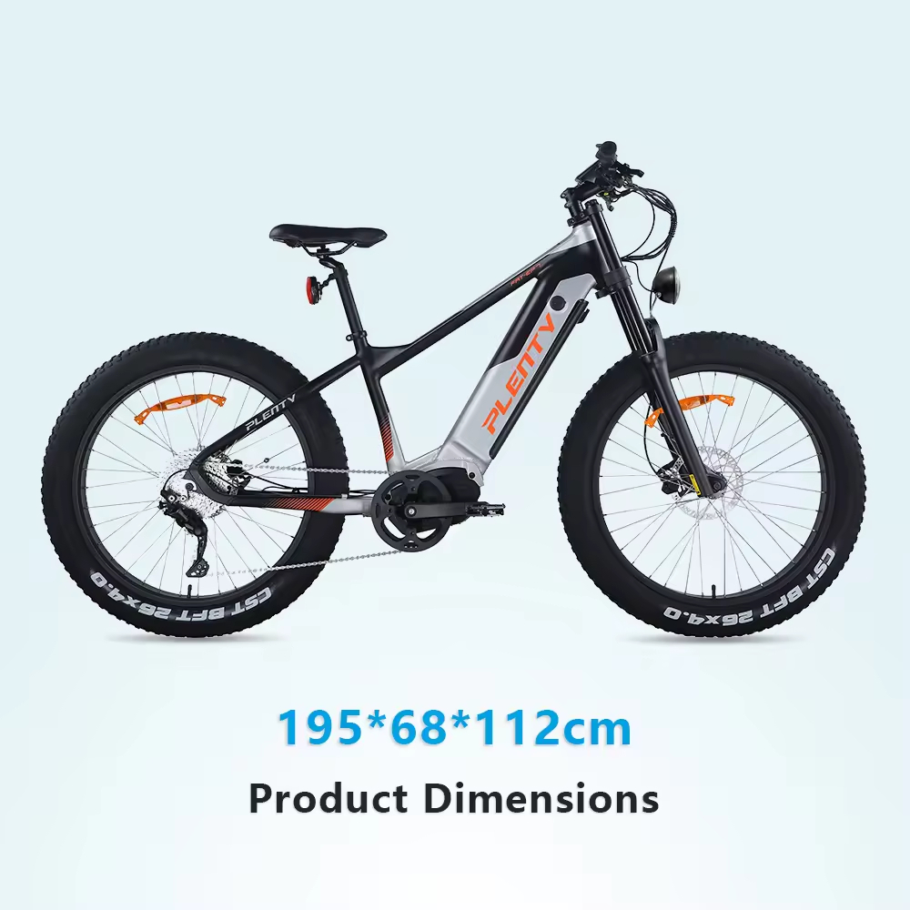 Ready Ship 10-Speed 1000W Electric Mountain Bike Aluminum Alloy Frame Digital 48V 17Ah Lithium Battery Smart Electronic Bicycle