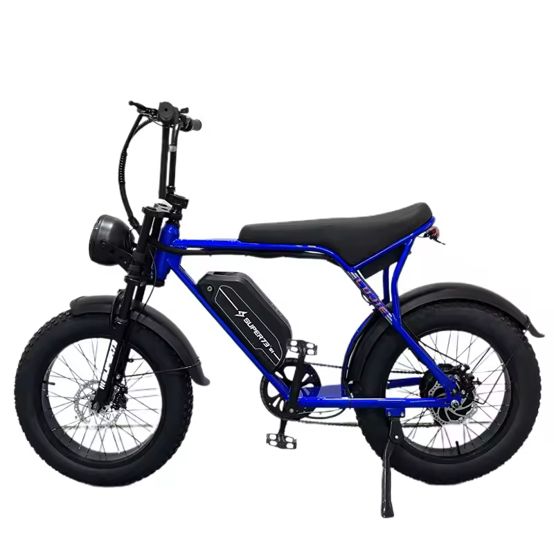 Brushless Wide-Tire Electric Bicycles with 7-Speed Gear Shifting Aluminum Alloy Frame Lithium Battery-for Outdoor Commuting