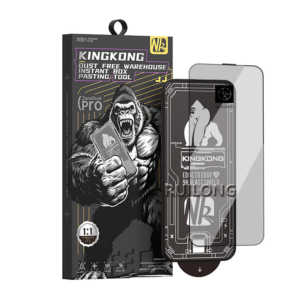 Magic Box Easy Quick Installation Tray Kit 9h Tempered Glass Privacy Screen Protector For Iphone 17 Air 16 Pro Max 15 14 13 12 -