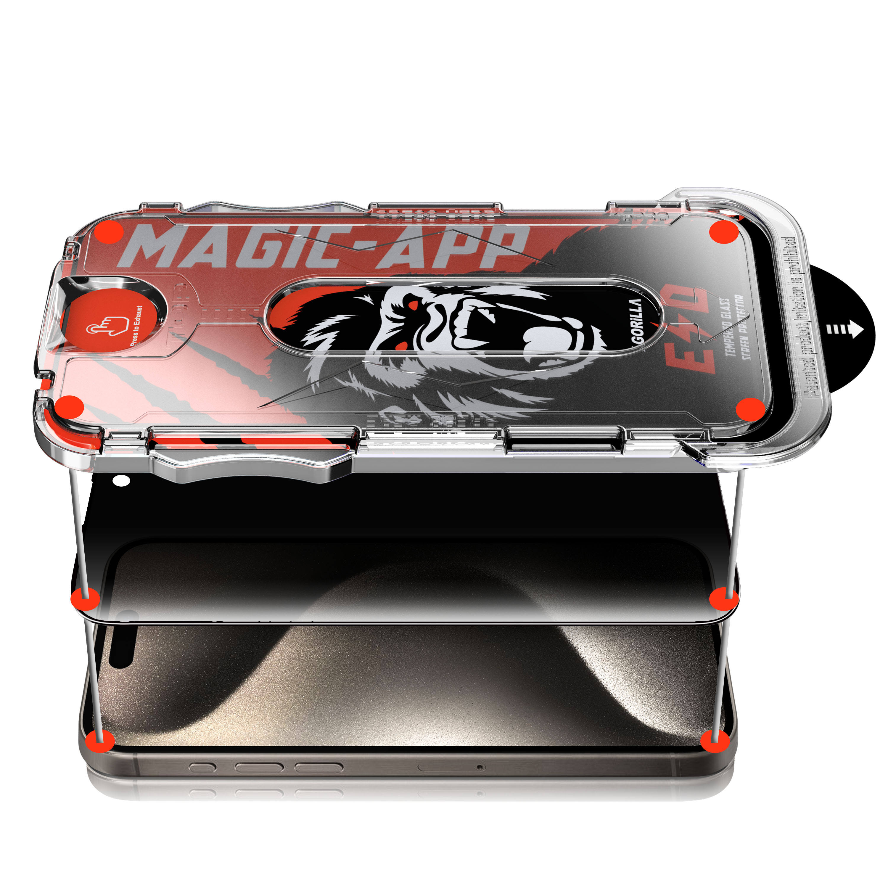 Screen Protector For Iphone 17 Promax 9h Hardness Privacy Hd Clear Tempered Glass Auto Dust-elimination Bubble Free Full 16 13 -