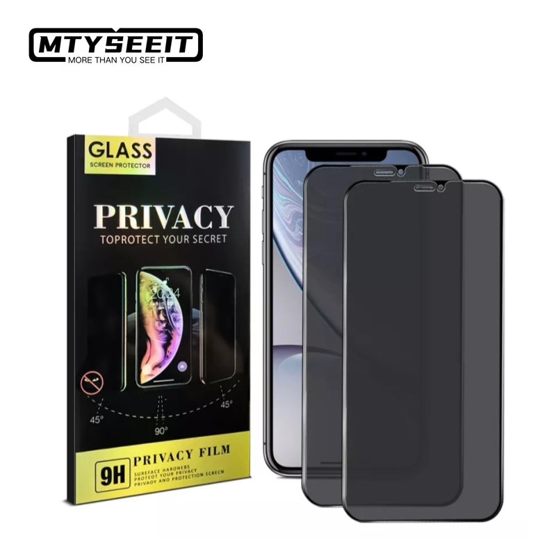 Dark Spy Privacy Tempered Glass Screen Protector For Iphone Samsung Xiaomi Redmi Huawei - Buy Privacy Tempered Glass Screen Prot