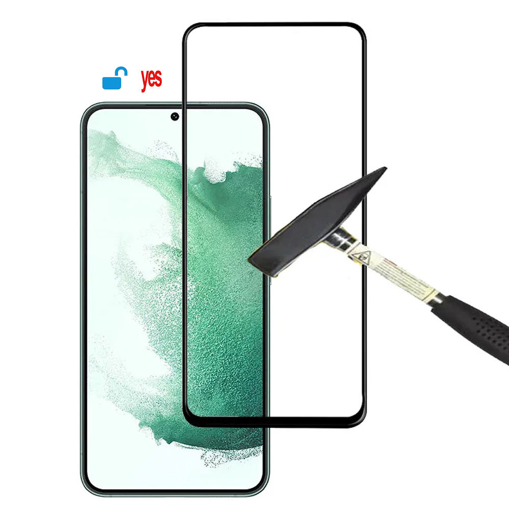 0.18mm 9h Anti-scratch,Case Friendly,Support Fingerprint Tempered Glass Film Screen Protector For Samsung S24 Ultra S25 Plus - B