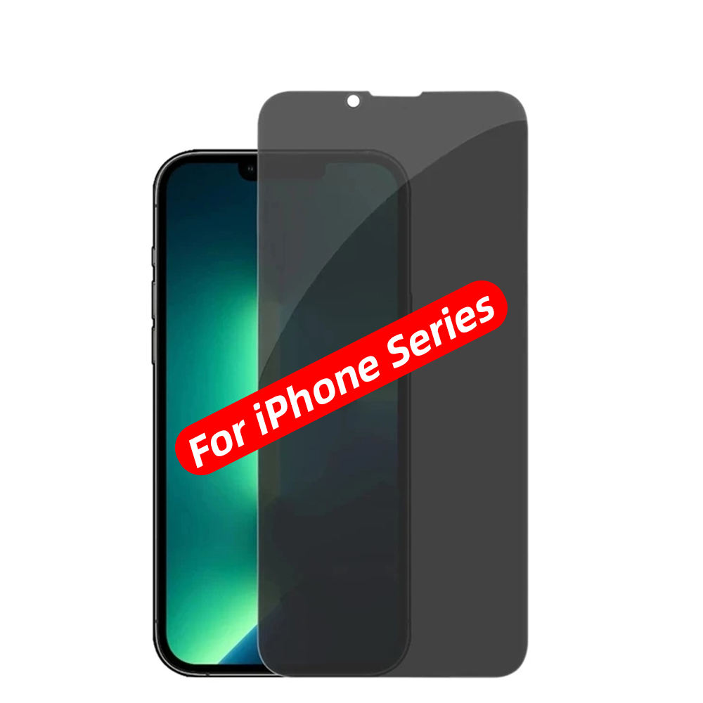 For Iphone Privacy Screen Protector For Iphone 12 13 14 15 Pro Max Privacy Tempered Glass Screen Protector Privacy Anti Spy - Bu
