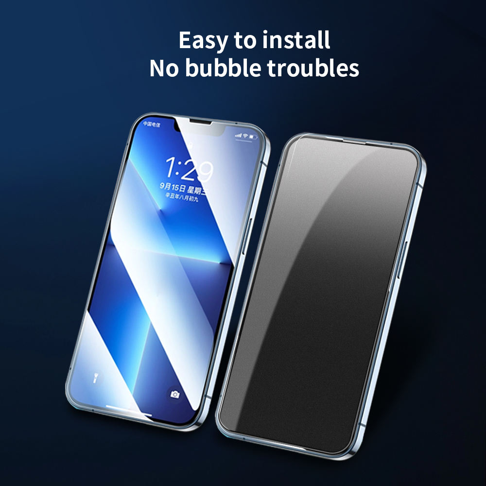 9h Anti-scratch Full Coverage Tempered Glass Screen Protector Clear Display Guard For Iphone 16_15_14_13_12 Pro Mobile Phones -