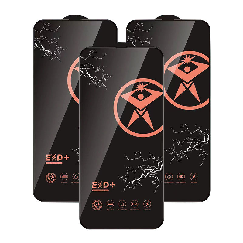 Anti-static Dust-proof Hd Aluminium Second Strong Tempered Glass Screen Protector For Iphone 14 13 Pro Max - Buy Anti-static Tem