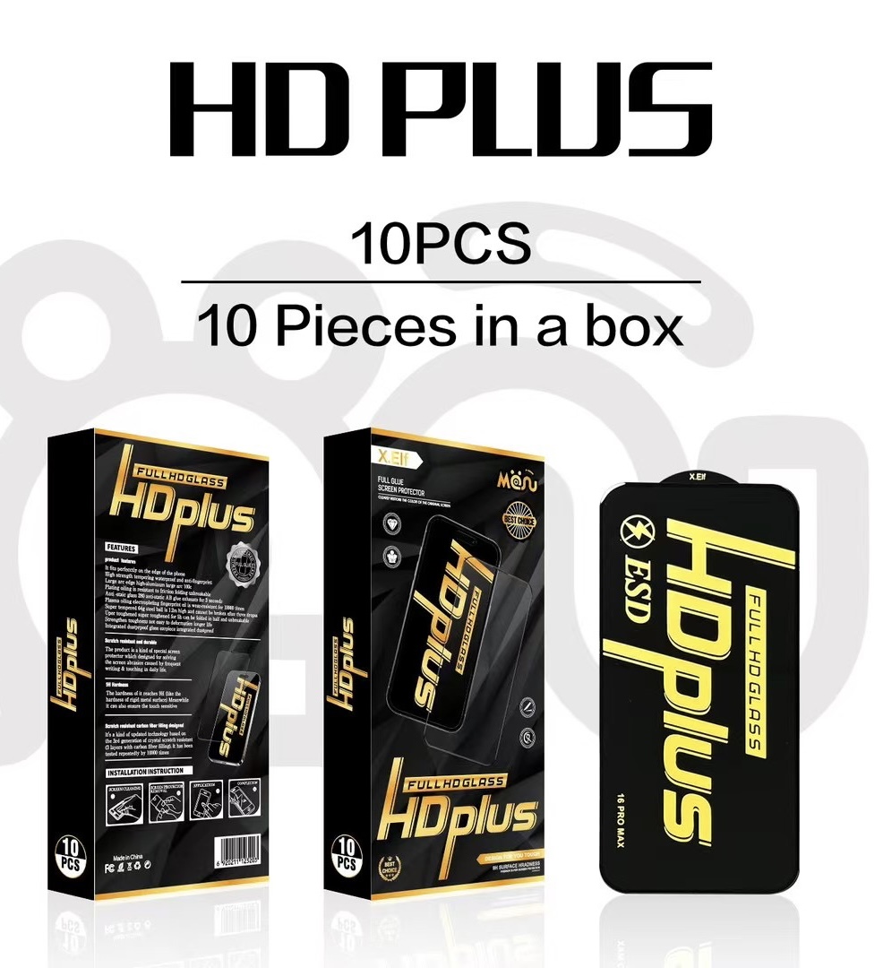 Hd Plus 0.4mm Esd Medium Aluminum Anti-static Tempered Glass Screen Protector 9h Hardness 2.5d Radian Transparency 99% For - Buy