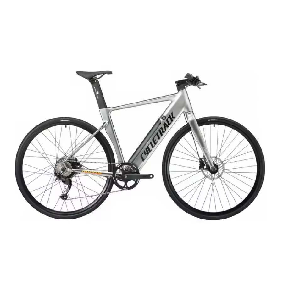 Cycletrack Factory Wholesale Electronic Bike Alloy MTB Bike Electric Mountain Bicycle 9 Speed for Adults