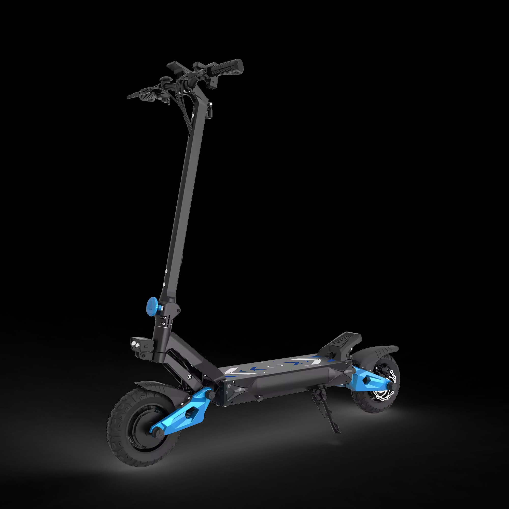 R6 Blue 10-inch High-speed Sports Off-road Electric Scooter Foldable Best High-speed Scooter