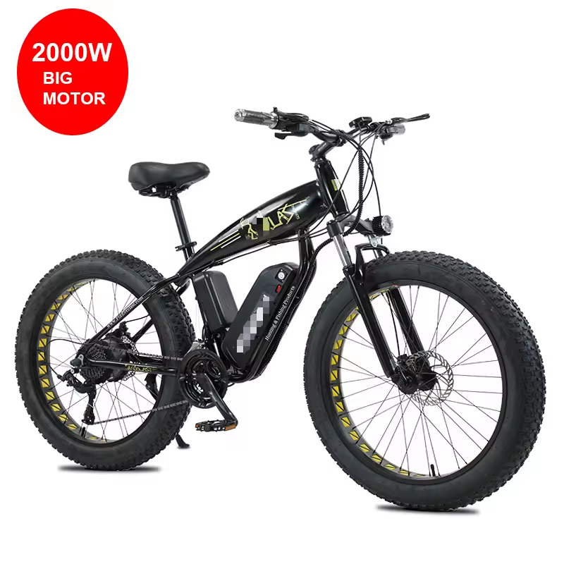 Cheap CE Ebike Big Tires Fat Bike 1000w 48v E Bike Aluminum Alloy Electric Mountain Bike 26 Inch Beach Cruiser Fatbike