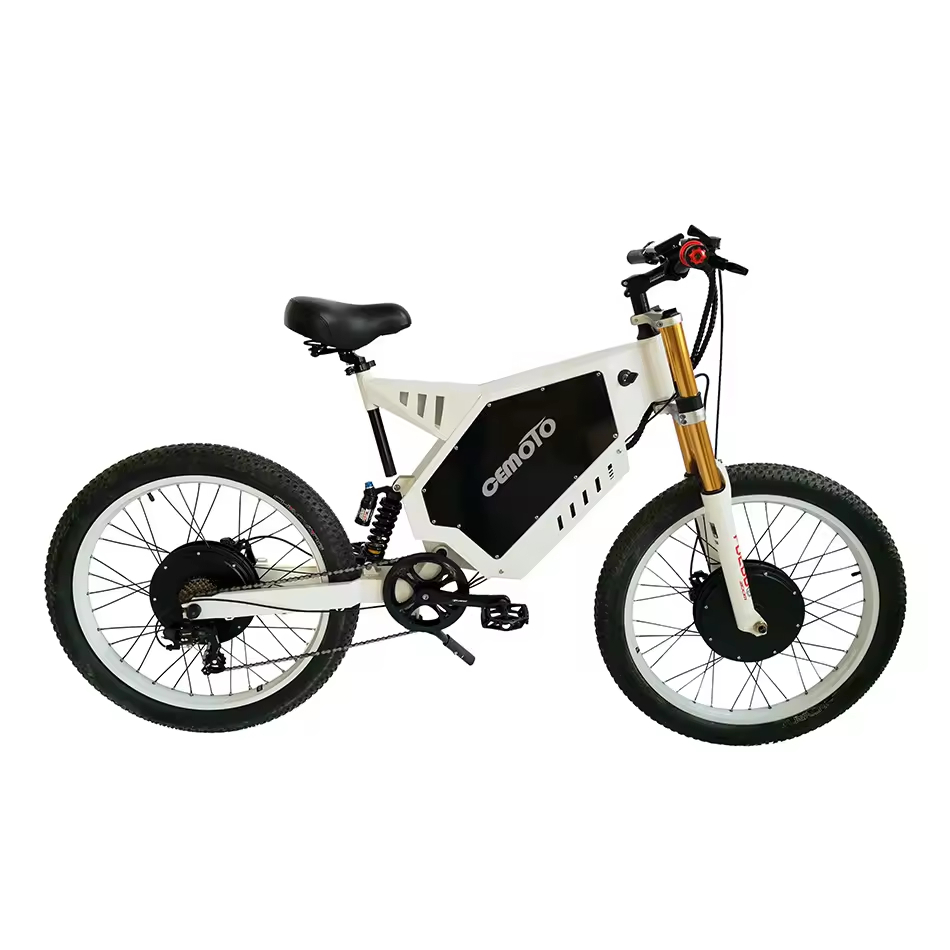 High Power Electric Bicycle Fastest Speed Super Bomber 60v 500w Dual Motors Fat Tire Electric Dirt Bike for Adults