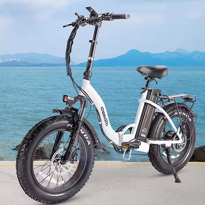 USA EU Warehouse Powerful 20 Inch Fat Tire Folding E Bike Electric Bicycle 48V Foldable Ebike Electric Bike for Adults