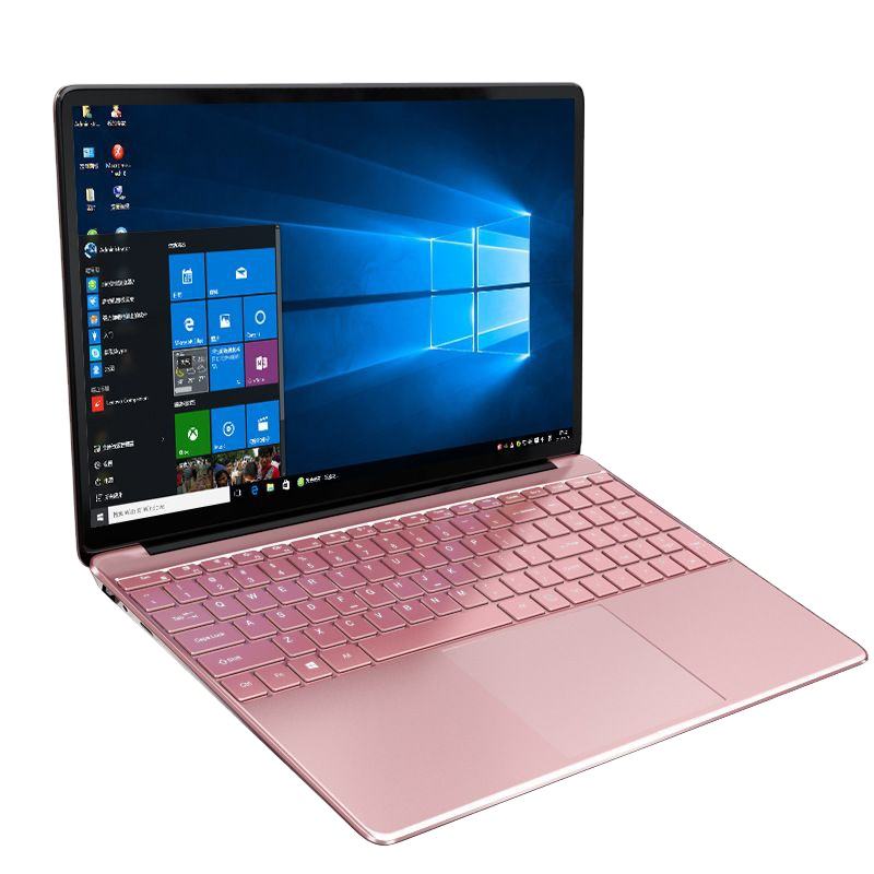 CNHOPESTAR U-ltra Slim Win 10 for I-ntel Celeron J4125 Notebook Rugged 8gb Ram 512g Ssd Pink Oem Laptop