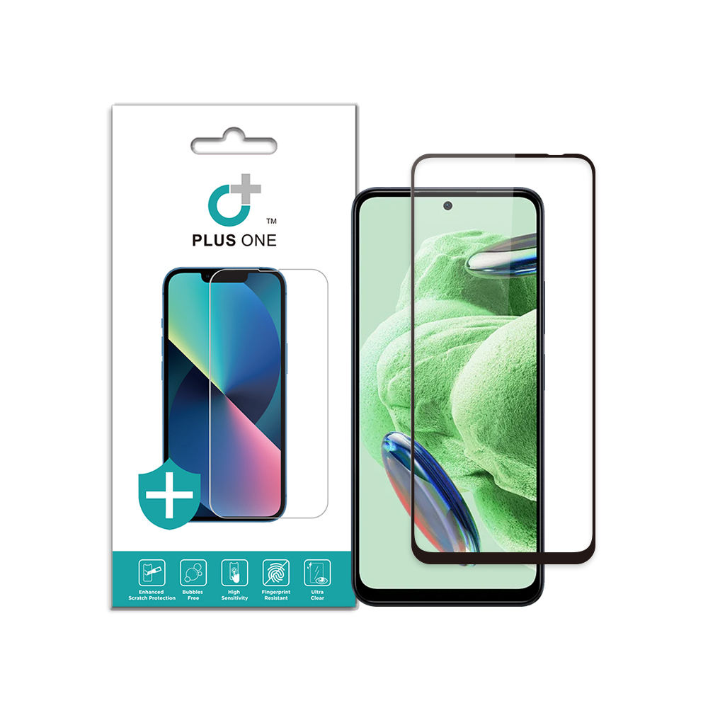 9h Tempered Glass Front Black Full Cover Screen Protector Glass For Xiaomi Redmi Note 12 Poco X5 Tempered Glass - Buy Tempered G
