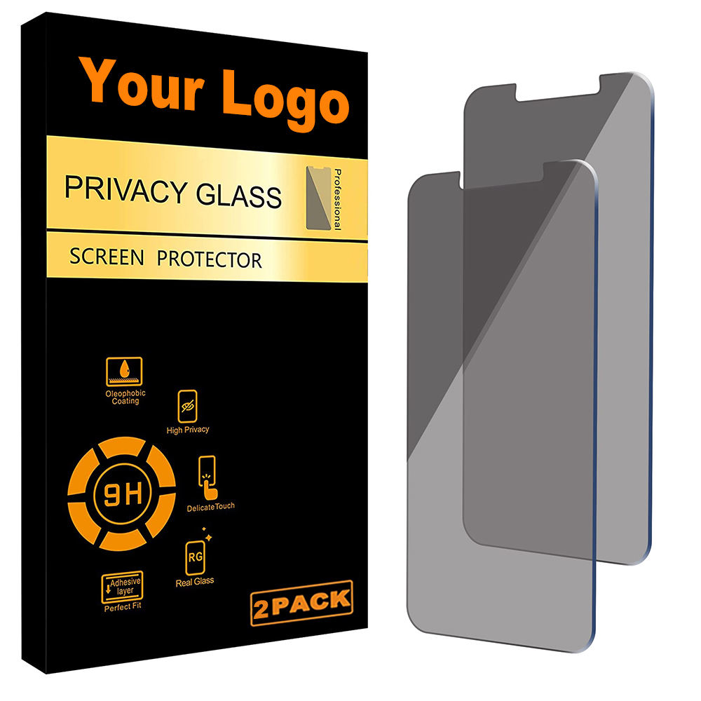 New Protector 2 Pack Hd 2.5d 9h Privacy For Iphone 16 E Tempered Glass Anti-spy Screen Protector Iphone 17 15 14 13 12 Pro Max -