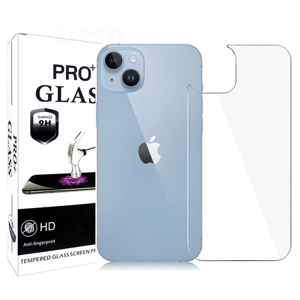 Back Screen Protector for iPhone 15 13 Mini 12 Pro 11 XS 7 Ultra Thin Rear Tempered Glass Protector for iPhone 14 Pro Max