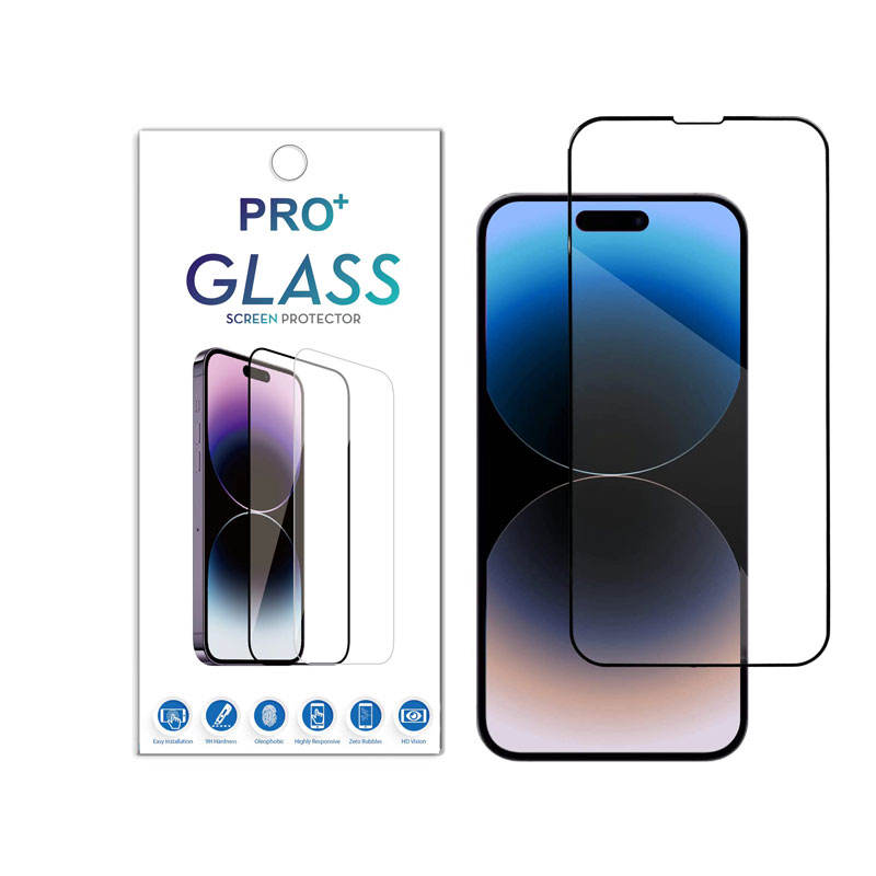Factory Tempered Glass for iPhone 16 15 14 13 12 11 Pro Max Full Cover ESD Cellphone Screen Protector for iPhone 16 Pro Max