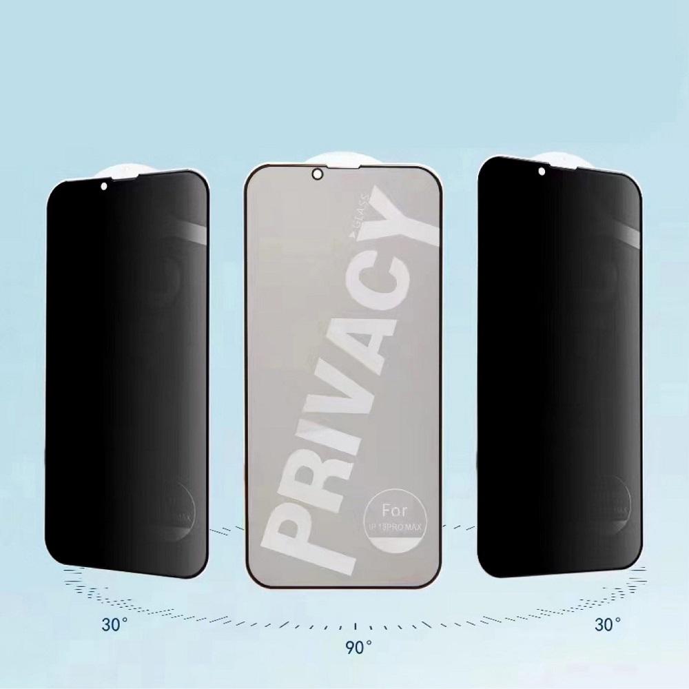 Privacy Screen Protector for iPhone 15 15 Pro 14 Pro Max 13 Mini Upgrade 9H Mobile Phone Anti spy Tempered Glass