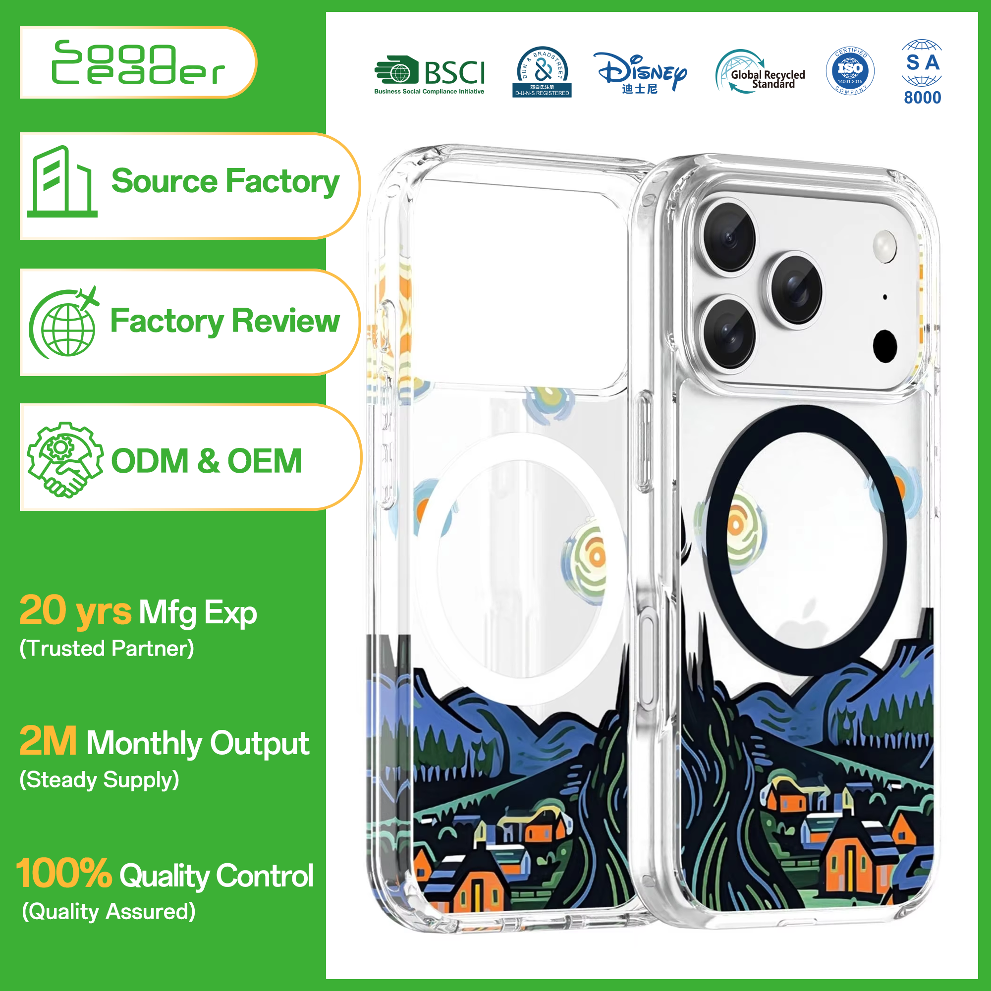 Wholesale Luxury Customixed Pattern Shell Crystal Long-lasting Non-yellowing Gilded Phone Case Cover for iPhone 17 Air Pro Max