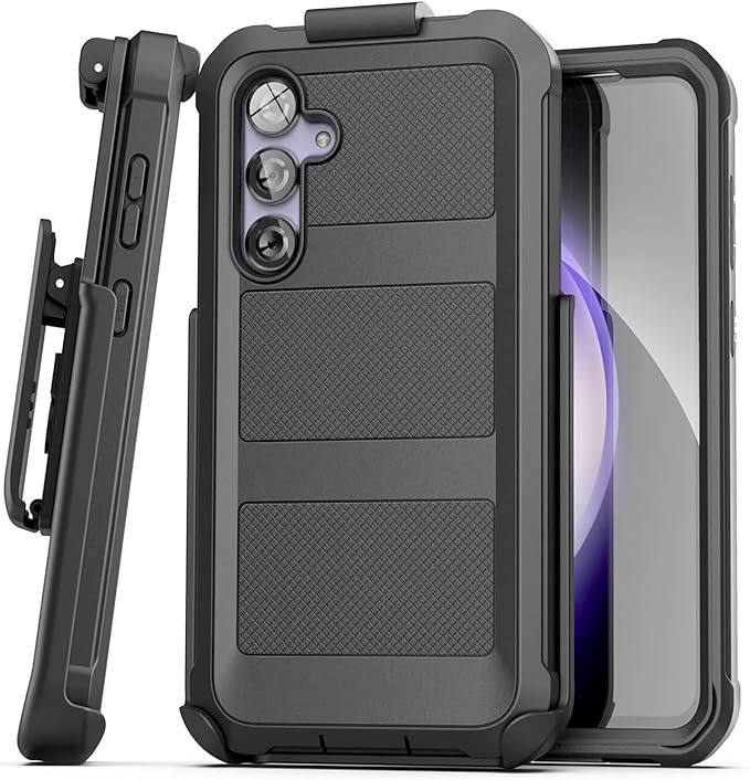 Heavy Defender Mobile Phone Case for Samsung Galaxy S25 S24 S23 Ultra Plus FE Screen Protector Belt Clip Holster Full Back Cover