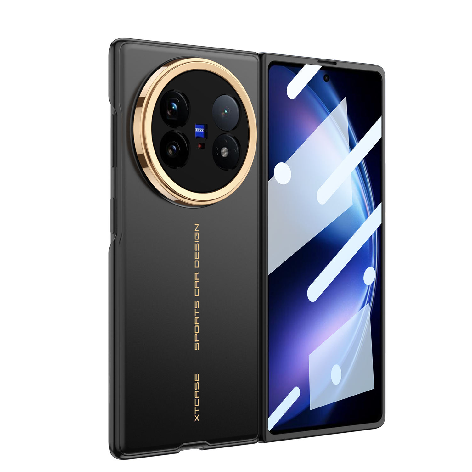 For Vivo X Fold 3 Fold 5 ultra Slim Light Weight Case X Fold5 Original GKK Slim case Camera Protection PC Cover Bag for Lens