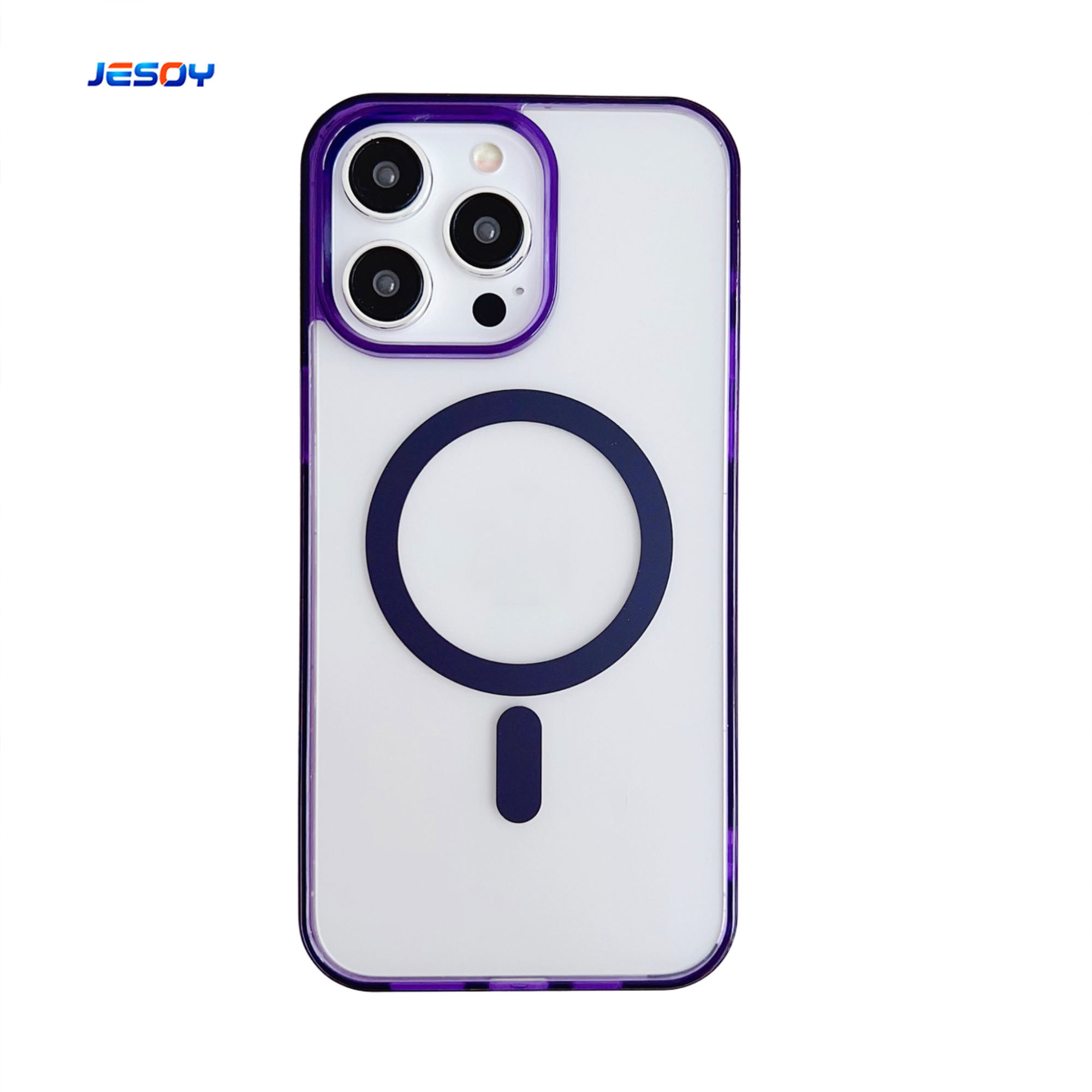 Wireless Charging Soft Touch Shockproof Transparent Colours TPU Clear Magnetic Mobile Phone Case for iPhone 14 15 Pro Max