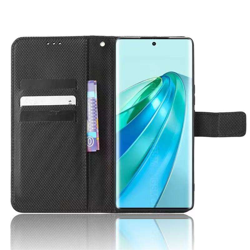 Diamond Pattern Card Wallet PU Leather Flip Case Cover for Honor X9A 5G X40 5G Magic 5 Lite Mobile Phone Cases
