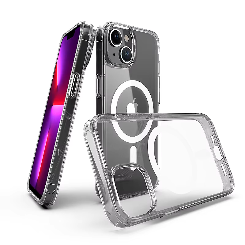 Factory Wholesale N52 Magnetic Power TPU+PC Shockproof Case for iPhone 17 Pro Magnetic Charging Phone Case for iPhone 17 Pro Max