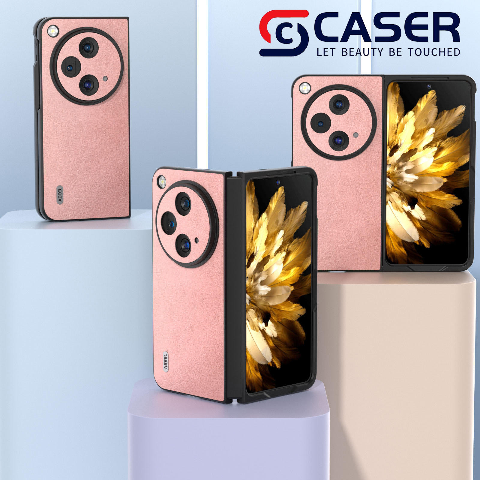 Best Product Solid Color Leather Shockproof Phone Case Business Style Bumper Mobile Phone Cover for One Plus Open_Oppo Find