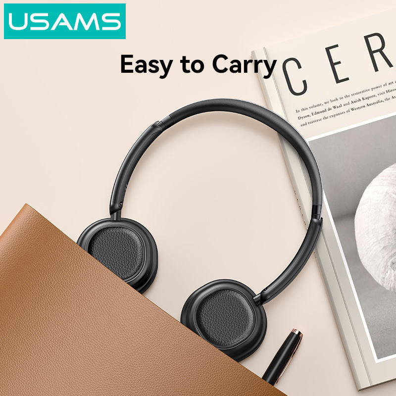 USAMS SR01 ANC Headphone TWS Earbuds Sport Music Headsets Headphones Over-Ear Headphones with Mic Wireless Headset