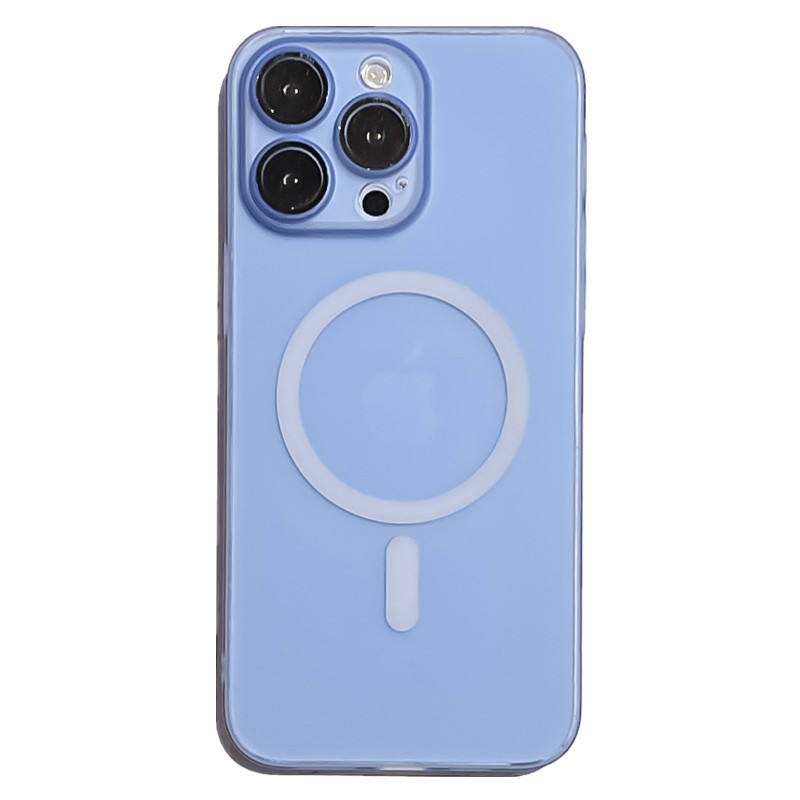 Hot Sale Matte PC Magnetic Wireless Charging Phone Case for iPhone 15 Plus 14 13 12 11 with Closed Camera Holes