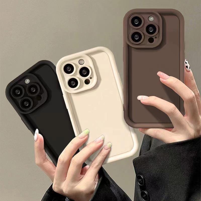 Luxury Soft TPU Phone Cover for iPhone 16 Pro Max 15 14 Plus 13 12 11 X XS for Samsung Mobile Mobile Phone Cases